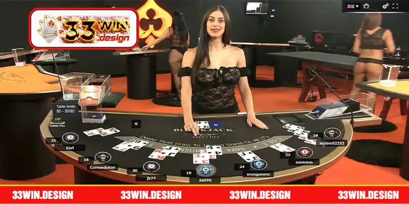 Tính thắng thua trong thể loại sexy blackjack